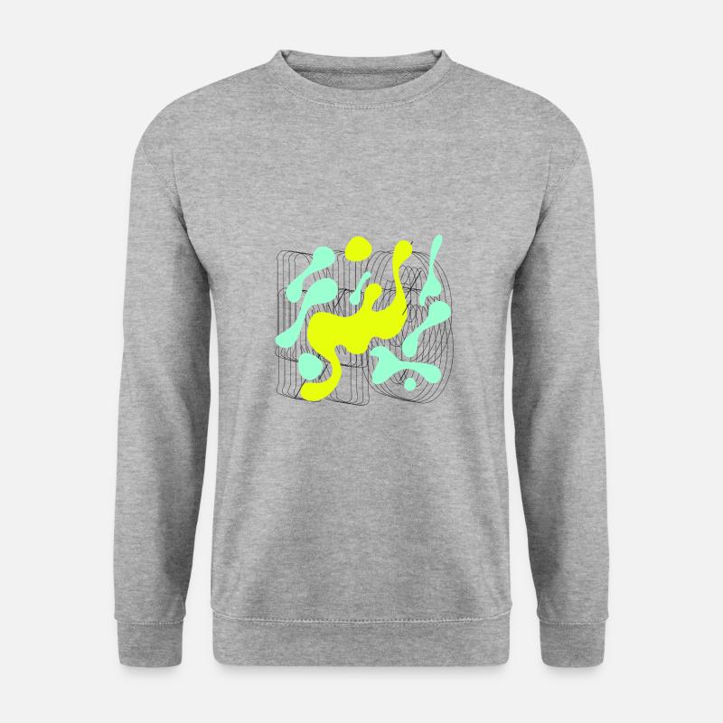 No Art - Unisex Pullover - Weißgrau meliert