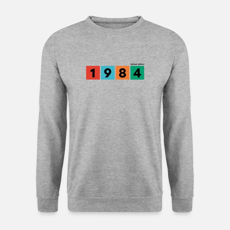 1984 Limited Edition - Unisex Pullover - Weißgrau meliert