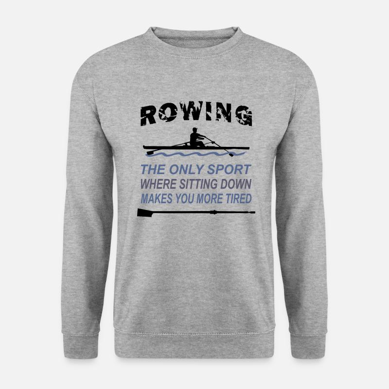 Rowing, Rower, Funny, Rowing Boat - Unisex Sweatshirt - salt & pepper