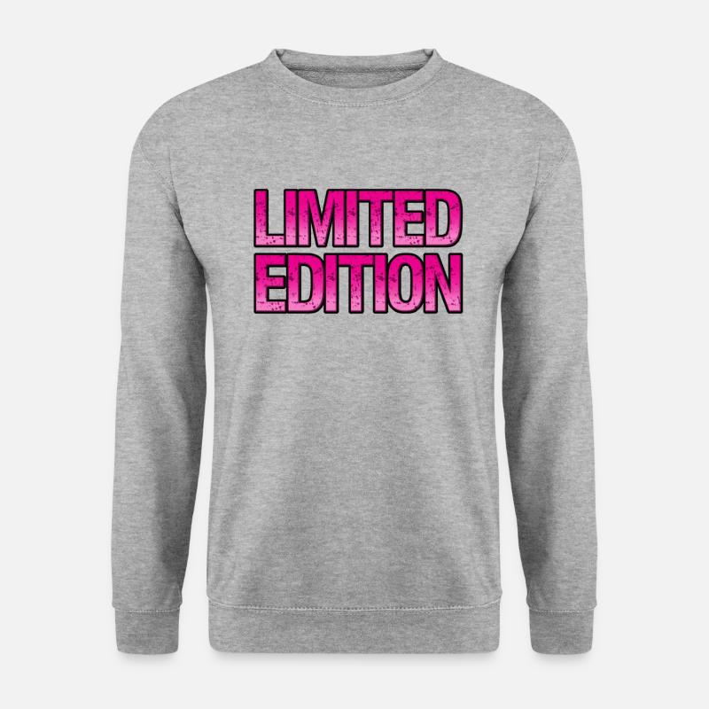 LIMITED EDITION - Unisex Pullover - Weißgrau meliert