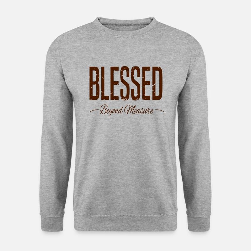 BÉNÉDICTION Beyond Measure grunge - Sweat-shirt Unisexe - gris chiné