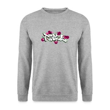 RR22 Kosh rough rebel - Unisex Sweatshirt - salt & pepper - Front - Alina (178cm) & Michal (187cm)