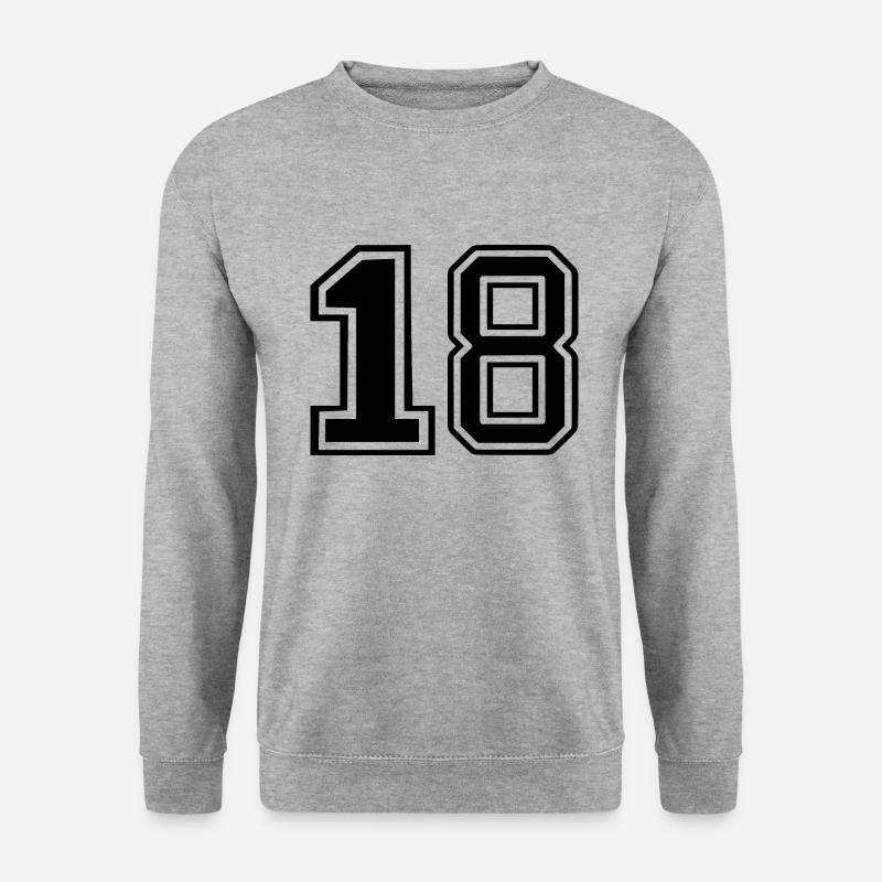 18 - Unisex Sweatshirt - salt & pepper