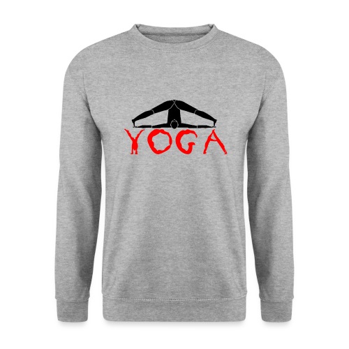 yoga yogi nero pace amore namaste sport art - Felpa unisex