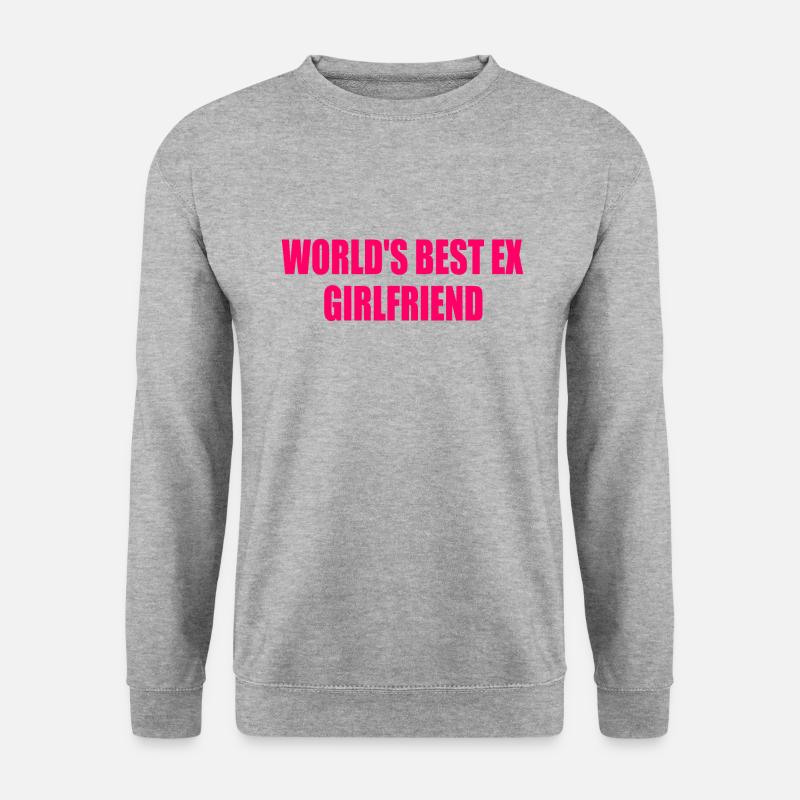 world's best ex girlfriend - Unisex Sweatshirt - salt & pepper