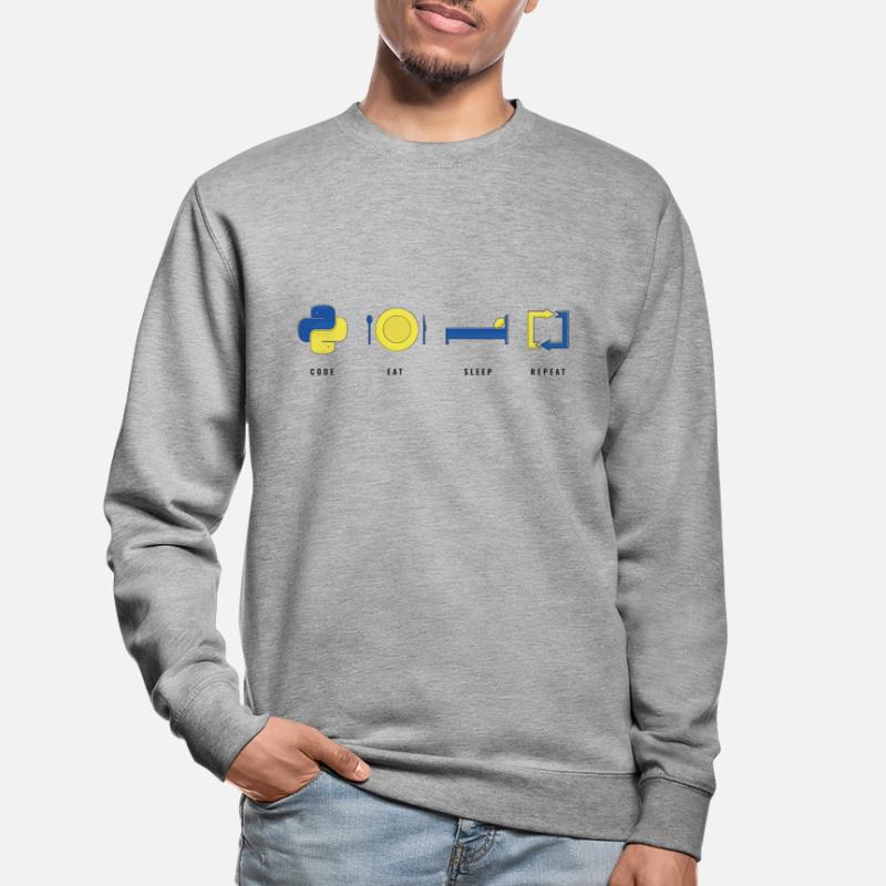 CODER PYTHON LIFE Sweat-shirt Unisexe