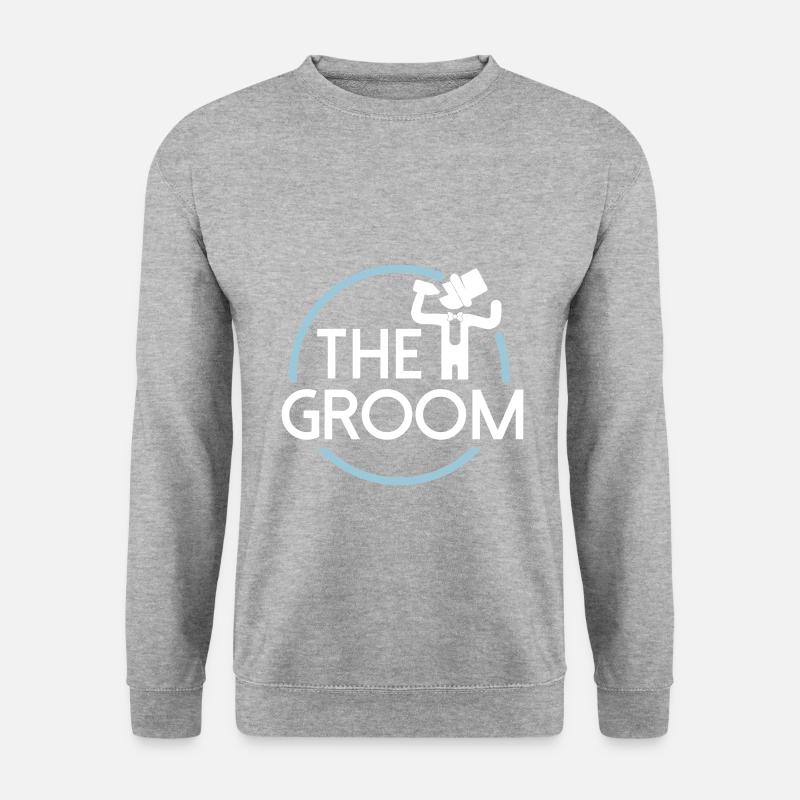 Groom - Unisex Pullover - Weißgrau meliert