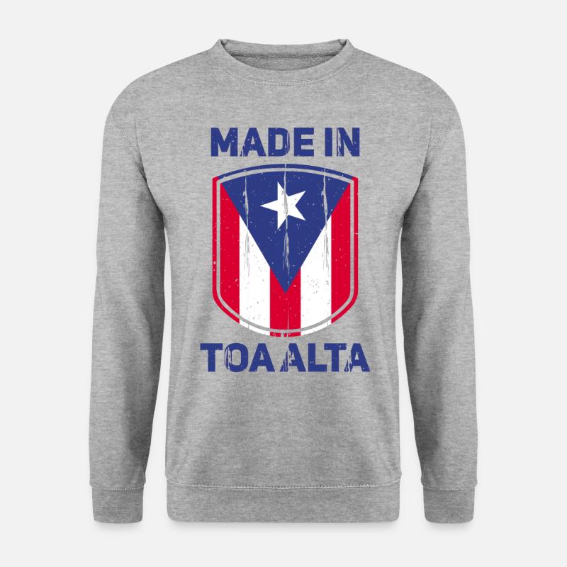 Toa Alta - Unisex Pullover - Weißgrau meliert