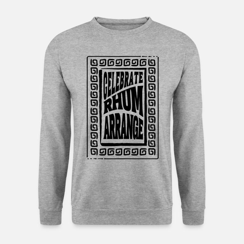 CELEBRATE RUM ARRANGE - Unisex Sweatshirt - salt & pepper