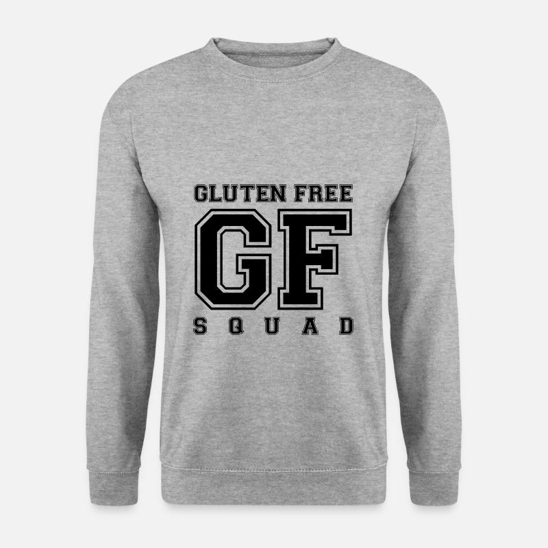 GLUTEN FREE SQUAD (v) - Unisex Pullover - Weißgrau meliert
