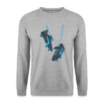 Sneaker - Unisex Sweatshirt - salt & pepper - Front - Alina (178cm) & Michal (187cm)