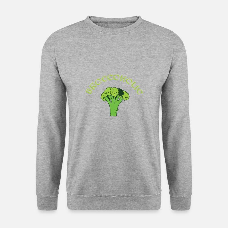 vegan - Unisex Pullover - Weißgrau meliert