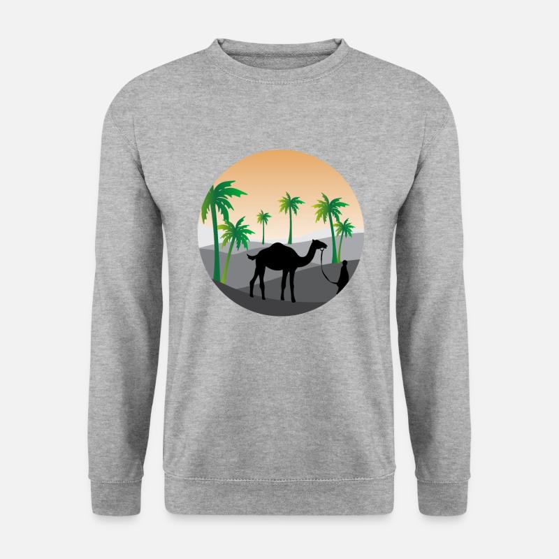 Palm trees - Unisex Sweatshirt - salt & pepper