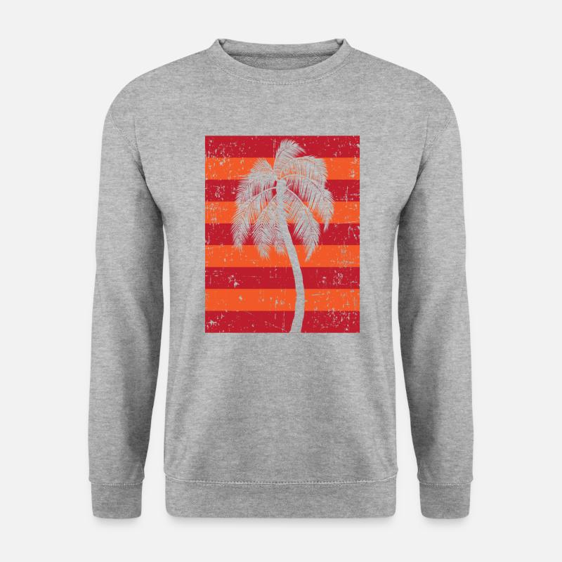 Palm trees - Unisex Sweatshirt - salt & pepper