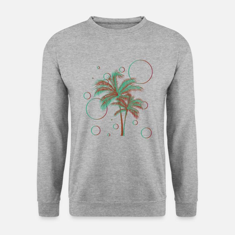 Baum - Unisex Pullover - Weißgrau meliert