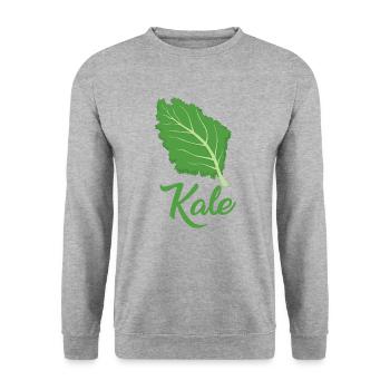Great kale lover design - Unisex Sweatshirt - salt & pepper - Front - Alina (178cm) & Michal (187cm)