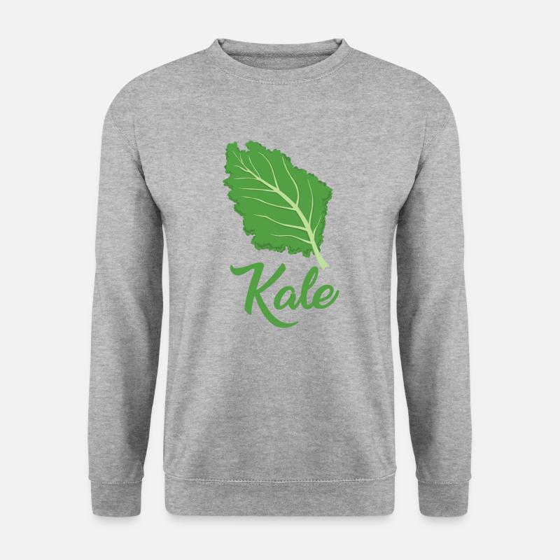 Great kale lover design - Unisex Sweatshirt - salt & pepper