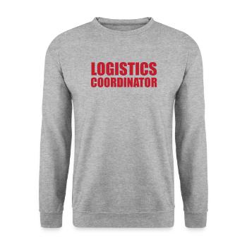Grand coordinateur logistique - Sweat-shirt Unisexe - gris chiné - Devant - Alina (178cm) & Michal (187cm)