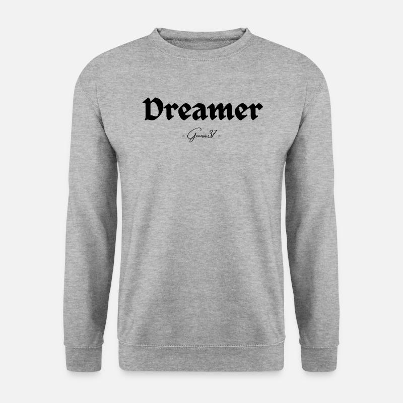 Träumer - Christian - Unisex Pullover - Weißgrau meliert