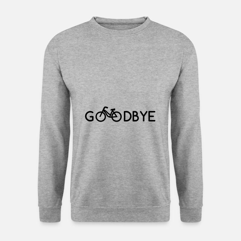 GOODBYE BICYCLE (v) - Unisex Pullover - Weißgrau meliert