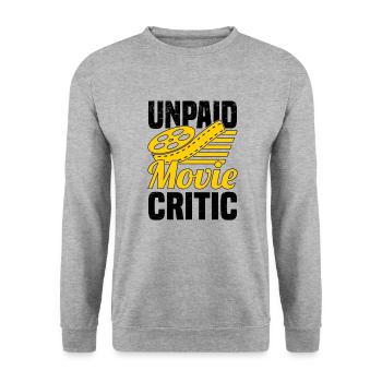 Critique de film Critique de film Long métrage - Sweat-shirt Unisexe - gris chiné - Devant - Alina (178cm) & Michal (187cm)