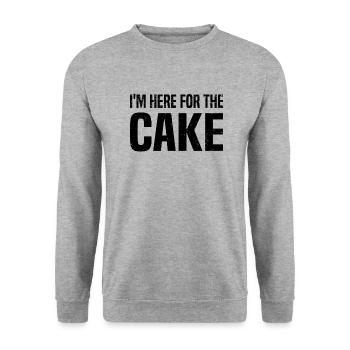 Wedding Wedding Party Wedding Cake - Unisex Sweatshirt - salt & pepper - Front - Alina (178cm) & Michal (187cm)