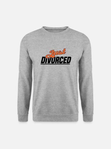 Scheidung Trennung Ehe Ex Scheidungsparty - Unisex Pullover - Weißgrau meliert