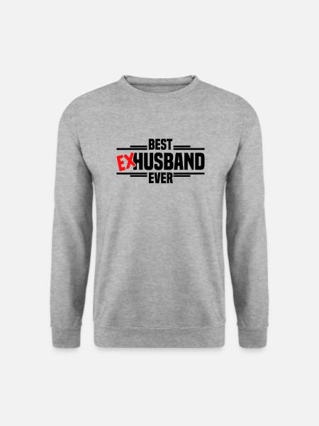 Scheidung Trennung Ehe Ex Scheidungsparty - Unisex Pullover - Weißgrau meliert