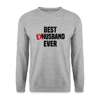 Divorce Séparation Mariage Ex Partie au divorce - Sweat-shirt Unisexe - gris chiné - Devant - Alina (178cm) & Michal (187cm)