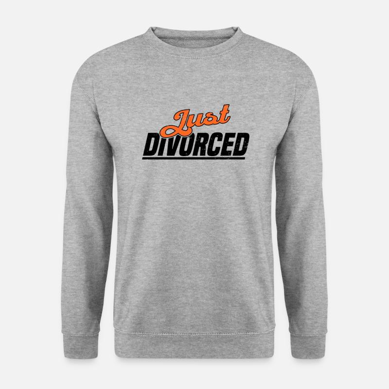 Scheidung Trennung Ehe Ex Scheidungsparty - Unisex Pullover - Weißgrau meliert
