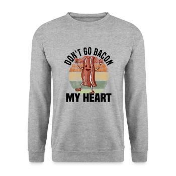 JGA Wedding Marriage Jungesellenabschied Party - Unisex Sweatshirt - salt & pepper - Front - Alina (178cm) & Michal (187cm)