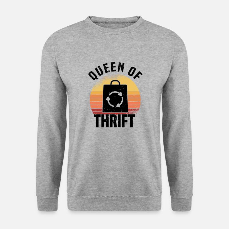 Secondhandladen Secondhand Öko Hipster Gebraucht - Unisex Pullover - Weißgrau meliert