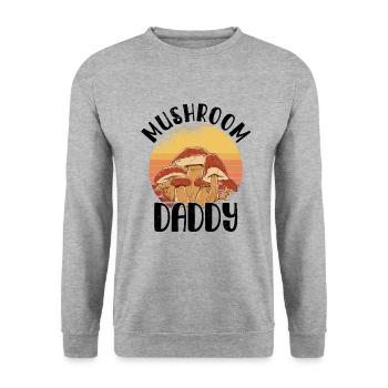 Mushroom Picker Mushroom Mushroom Hunters Mushroom Lovers Mushroom Farm - Unisex Sweatshirt - salt & pepper - Front - Alina (178cm) & Michal (187cm)