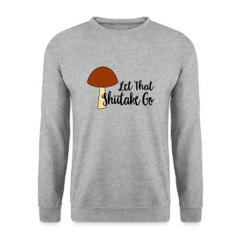Cueilleur de champignons Chasseurs de champignons Amateurs de champignons Champignons Ferme de champignons - Sweat-shirt Unisexe - gris chiné - Devant - Alina (178cm) & Michal (187cm)