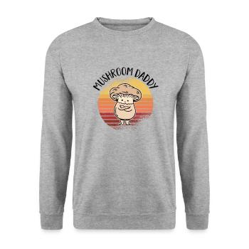 Mushroom picker mushroom mushroom hunter mushroom lover mushroom farm - Unisex Sweatshirt - salt & pepper - Front - Alina (178cm) & Michal (187cm)