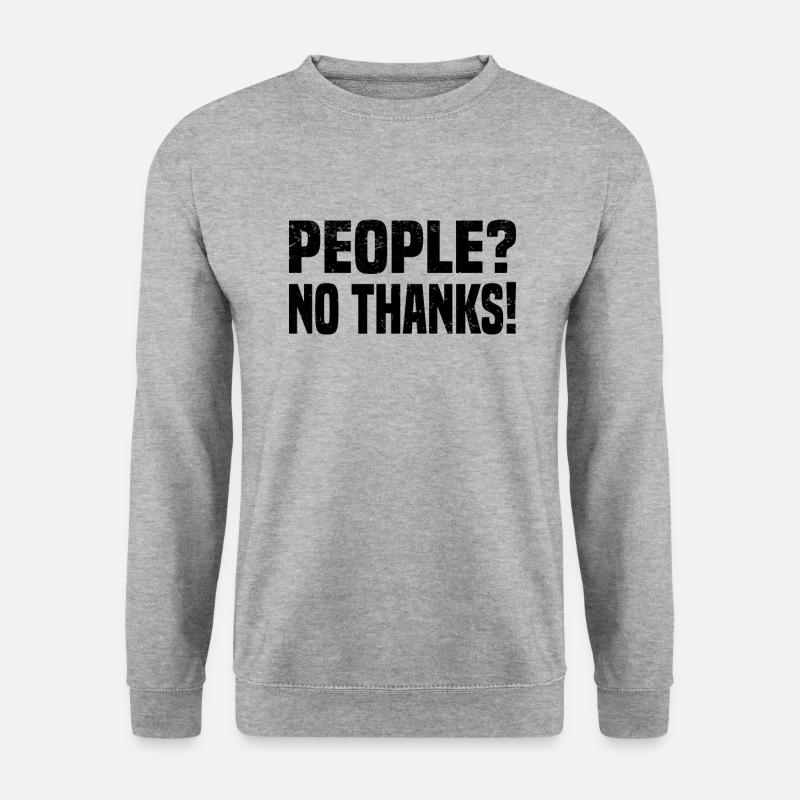 Misanthrope Antisocial Introvert - Unisex Sweatshirt - salt & pepper