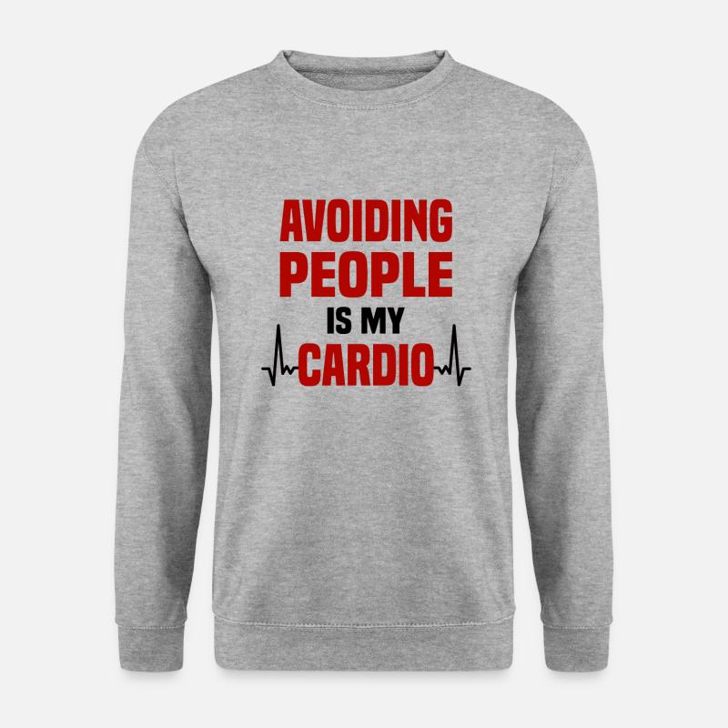 Misanthrope Antisocial Introvert - Unisex Sweatshirt - salt & pepper