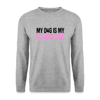 Misanthrope Antisocial Introvert - Unisex Sweatshirt - salt & pepper - Front - Alina (178cm) & Michal (187cm)