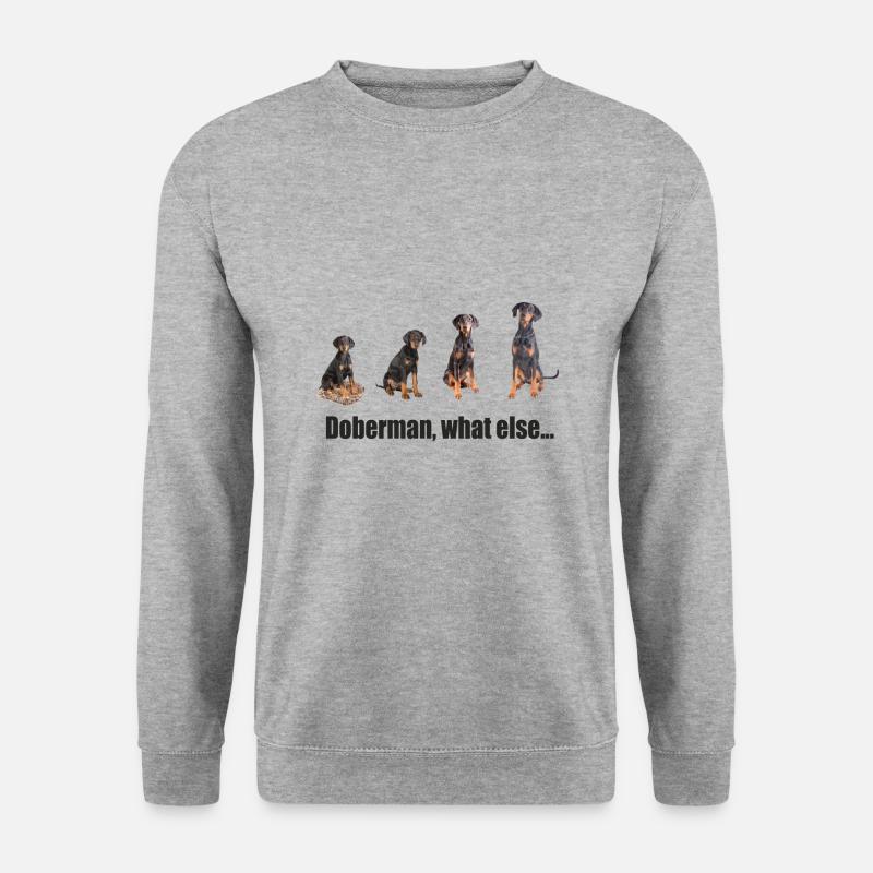 Doberman, what else ... - Unisex Sweatshirt - salt & pepper
