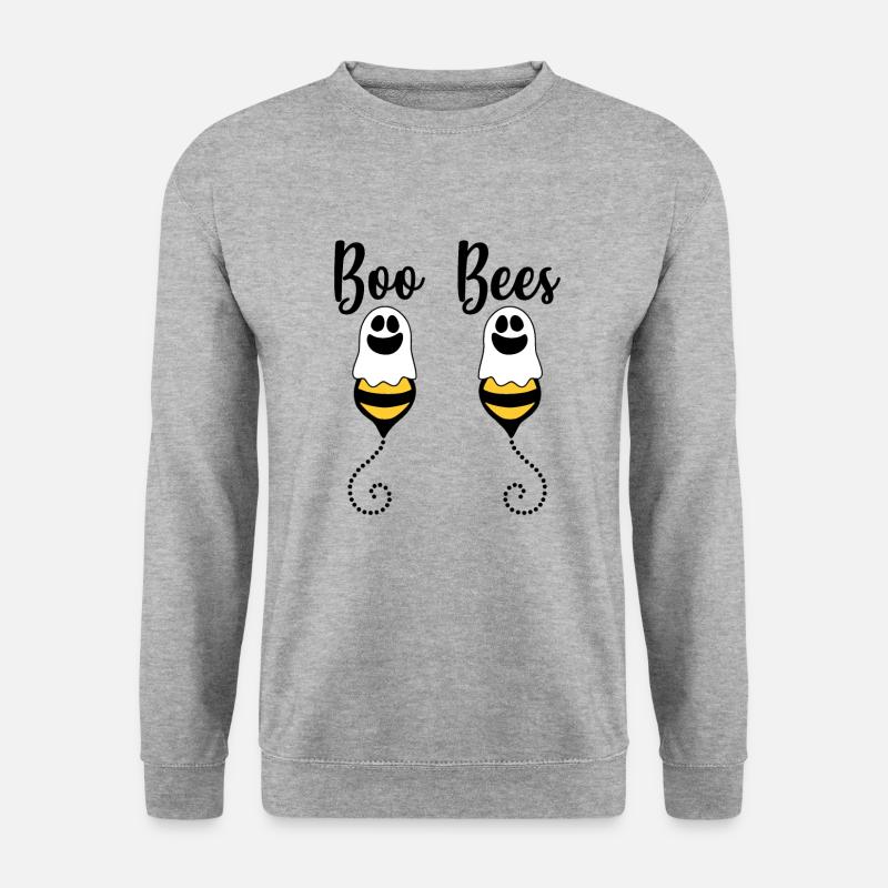 Boo Bees - Unisex Pullover - Weißgrau meliert