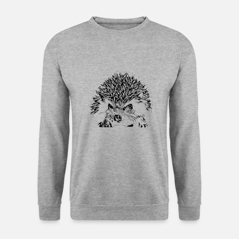 Hedgehog - Unisex Sweatshirt - salt & pepper