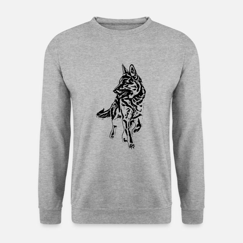 German Shepherd - Unisex Sweatshirt - salt & pepper