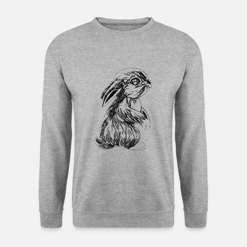 Rabbit - Unisex Sweatshirt - salt & pepper