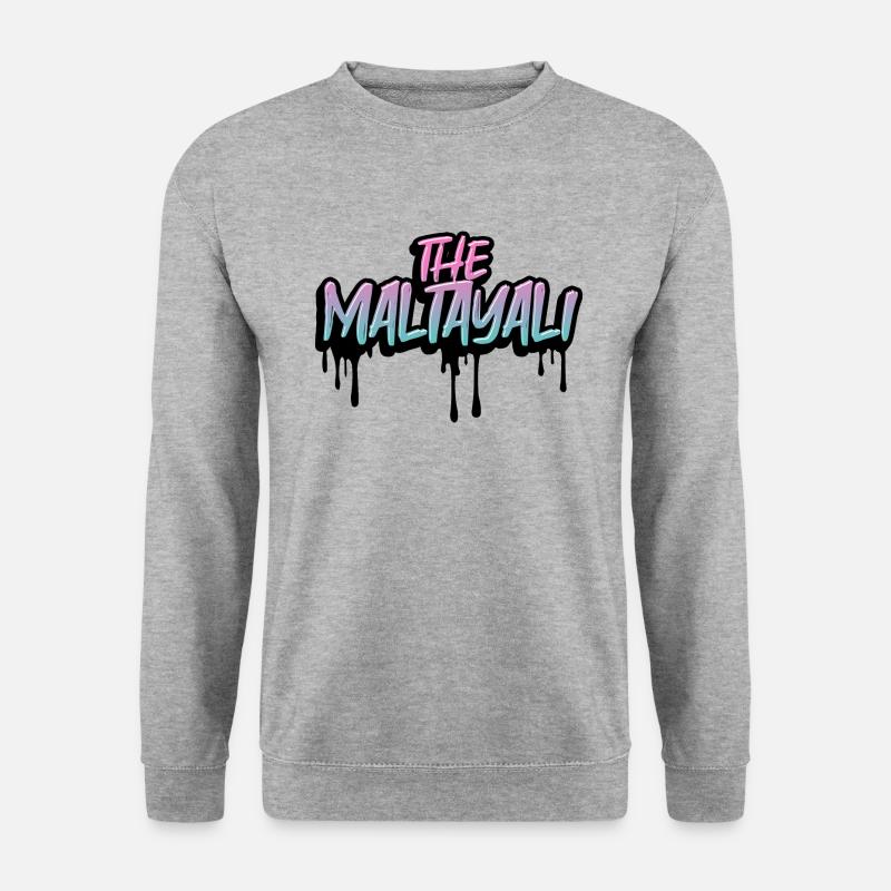The Malatyali - Unisex Pullover - Weißgrau meliert