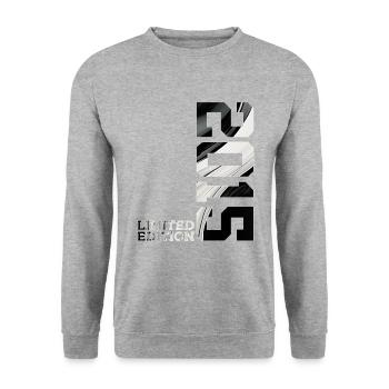11E ANNIVERSAIRE ÉDITION LIMITÉE 2015 - Sweat-shirt Unisexe - gris chiné - Devant - Alina (178cm) & Michal (187cm)