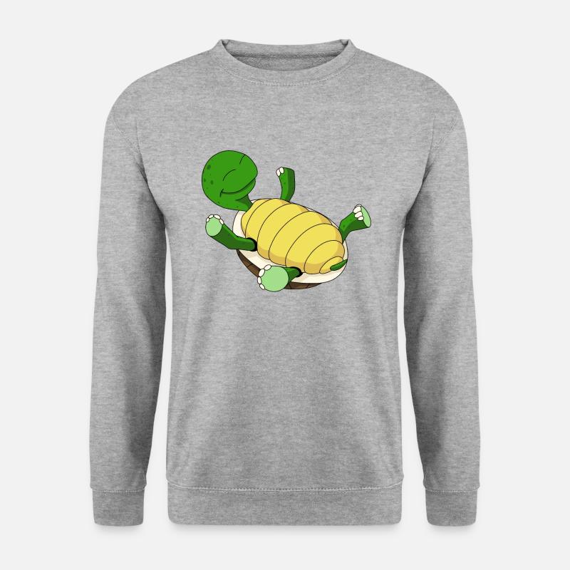 Turtle on its back - Unisex Sweatshirt - salt & pepper