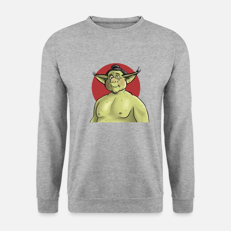 Korrigan Sumo - Unisex Pullover - Weißgrau meliert