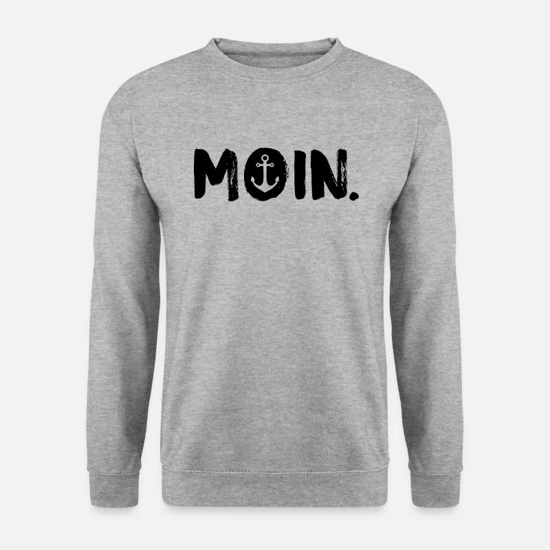 MOIN. - Norddeutschland - Unisex Pullover - Weißgrau meliert