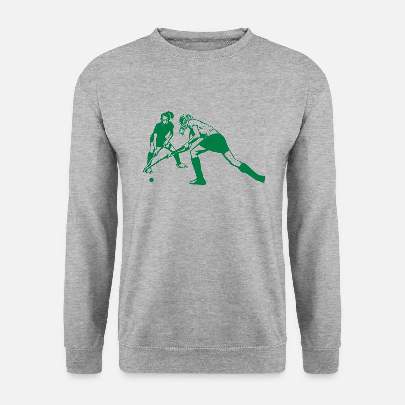 Hockey Girls - Unisex Pullover - Weißgrau meliert