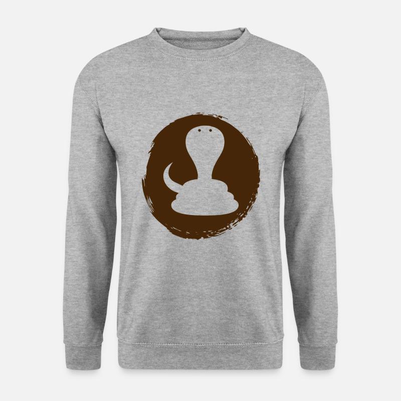 Snake Cobra Rattlesnake - Unisex Sweatshirt - salt & pepper